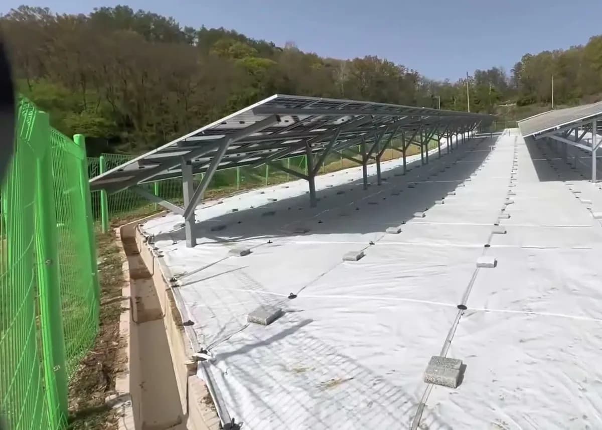 반사매트 · 제초매트 현장